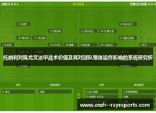 托纳利对阵尤文法甲战术价值及其对球队整体运作影响的系统研究析 托纳利对阵尤文法甲战术价值及其对球队整体运作影响的系统研究析